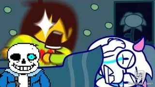 Sans reacts to kris stop screaming it 4 in the morning  wow