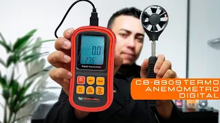CB-8909 Termo-Anemômetro Digital (Área e Vazão)