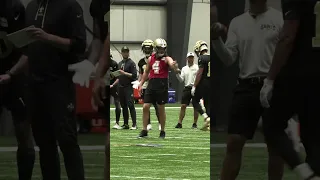 Derek Carr in command of the Saints offense