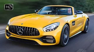 2018 Mercedes-AMG GT C Roadster (Solarbeam Yellow) Design & Driving Footage HD