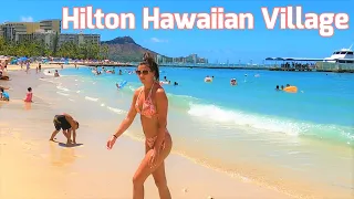 [4K] HAWAII - HILTON HAWAIIAN VILLAGE w/Luau - The best Waikiki resort for a family getaway!