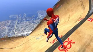 GTA 5 SPIDERMAN Ragdolls 4k Compilation #97 (GTA 5 Fails, Funny Moments/Ragdolls)