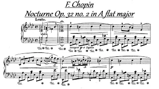 F. Chopin - Nocturne Op. 32 no. 2 in A flat major