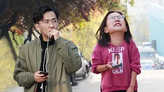 Handsome Boy Pretends to Call to People, Actually Singing | Prank