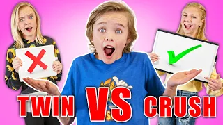 Crush Vs Twin! Who Knows Jack Better on Valentine's Day?