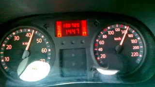 Renault Clio II  1.2 8V 58 KM ,  0-150km/h
