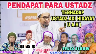 Pendapat Para Ustadz Tentang Kecerdasan Ustadz Adi Hidayat || Reaction UAH