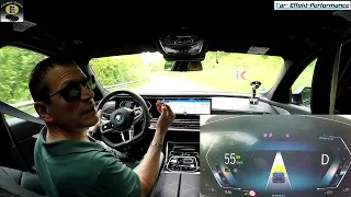 BMW i7 Aisstenzsystem Testvideo, Spurhalte, Spurverlass, Autom. Schildererkennung, Autobahn, Funkion