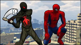 Spider-Man vs Evil Spider-Man in GTA 5