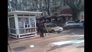 В Одессе залили белой краской памятник Пушкину