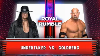 WWE 2K23: UNDERTAKER vs GOLDBERG (Dream Match) (PS4 slim)