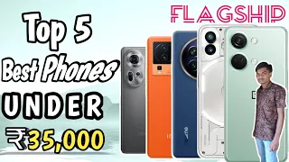Top 5 Best Smartphone Under 35000 in February 2024 | Best Flagship Phone Under 35000 in INDIA 2024