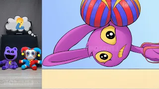 Pomni and CatNap React to "The Amazing Digital Circus" & "Poppy Playtime" | Best Animations! # 54