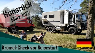 Hunsrück 2022 - Krümel-Check vor Reisestart