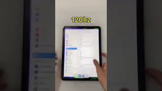 120hz iPad Pro Vs ⚡ 60Hz ipad pro Deference #viralshorts #ipadpro #unknown60seconds