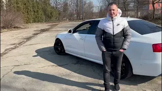 Audi A6 3.0D S-line з минулого відео, вже розмитнена і відремонтована в Польщі