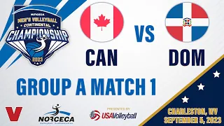 🇨🇦 CANADA vs 🇩🇴 DOMINICAN REPUBLIC | 2023 Men's NORCECA Championship Group Play