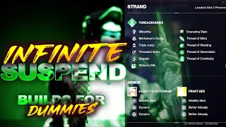 The "Fun AF" Infinite Suspend Strand Hunter Build (Destiny 2 BEST Builds)