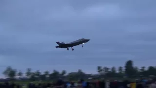 Two F-35 LIGHTNING II arriving at Dutch Airbase Leeuwarden