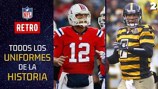 TODOS LOS UNIFORMES DE LA HISTORIA (PARTE 2) | UNIFORMES NFL