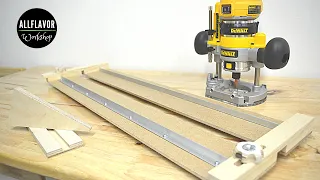 Make Adjustable Router Guide Jig | Perfect Dados & Grooves