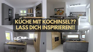 5 perfekte Küchenideen mit Insel - praktisch, stylisch & mit viel Stauraum! - Küchen Inspiration