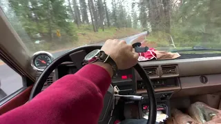 Drive in the 1985 Toyota Hilux POV