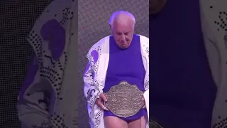 Ric Flair Entrance With Big Gold Title 😱