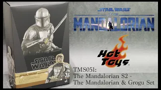 Hot Toys TMS051 The Mandalorian & Grogu Set Quick Look