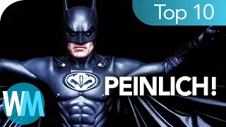 Top 10 der PEINLICHSTEN SUPERHELDEN - Filme ✔