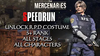 RE4 Remake Mercenaries S+ Rank Speedrun
