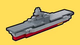 LEGO USS Essex CV-9 Aircraft Carrier MOC