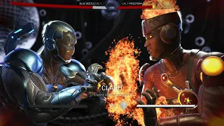 Injustice 2 - Blue Beetle VS Firestorm  [1080P60 60 FPS]