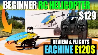 BEST RC HELICOPTER FOR Beginners in 2022 - Eachine e120s REVIEW & FLIGHTS