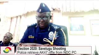 Savelugu Shooting: Police retrieve AK47 riffles from NDC PC and another