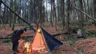 Solo Camping In A Rainstorm (What Could Go Wrong?)