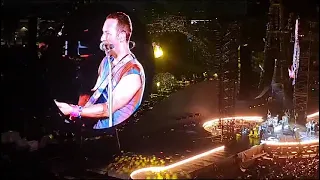 Yellow - Coldplay. Live 9/27/2023 at Snapdragon stadium, San Diego Ca.