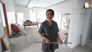 Thăm nhà Phan Diễm đang xây tặng Bố Mẹ ở Long An ăn Đặc sản Miền Tây Củ Hủ Dừa hầm Vịt siêu ngon