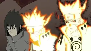 Les 4 HOKAGE entrent en scène Obito hôte de Jubi VS 4 Hokage VF