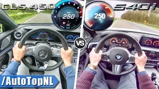 BMW 5 Series 540i xDrive vs Mercedes Benz CLS 450 4Matic | 0-250km/h & TOP SPEED POV by AutoTopNL