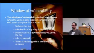 Software Vulnerabilities: Computer Security Lectures 2014/15 S2