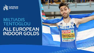 UNBEATEN indoors! 🇬🇷 Every Miltiadis Tentoglou European indoor title