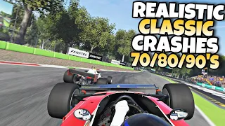 F1 REALISTIC CLASSIC CRASHES 70/80/90'S #6