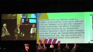 "Eine Kultur mehr: Gebärdensprache" (mit Gebärdensprache)