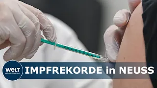 TURBO-CORONA-IMPFUNGEN: Nirgends in Deutschland wird so schnell geimpft wie im Impfzentrum Neuss