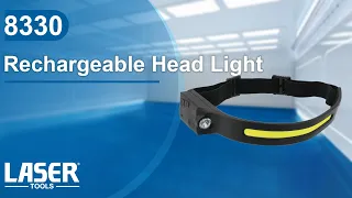 8330 | LED & COB Rechargeable Head Light | Laser Tools |