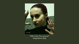 "Miło było Pana poznać" - Mery Spolsky (Cover by Magdalena Bąk)