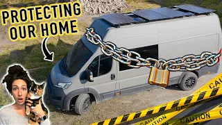 IMPOSSIBLE TO BREAK IN 🔐 12 Layers of Security for Vanlife  / Van Build Breakdown