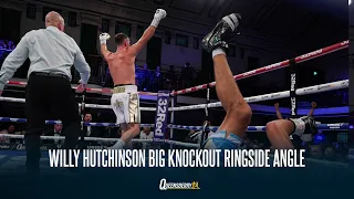 BIG KNOCKOUT, Willy Hutchinson ringside angle!