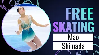 Mao SHIMADA (JPN) | Women Free Skating | GP Final 2023 | #JGPFigure